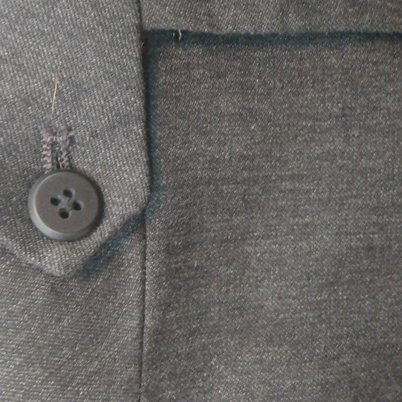 Louis Raphael Luxe Dark Gray Wool Dress Pants 38 - 30.25 - Picture 7 of 14